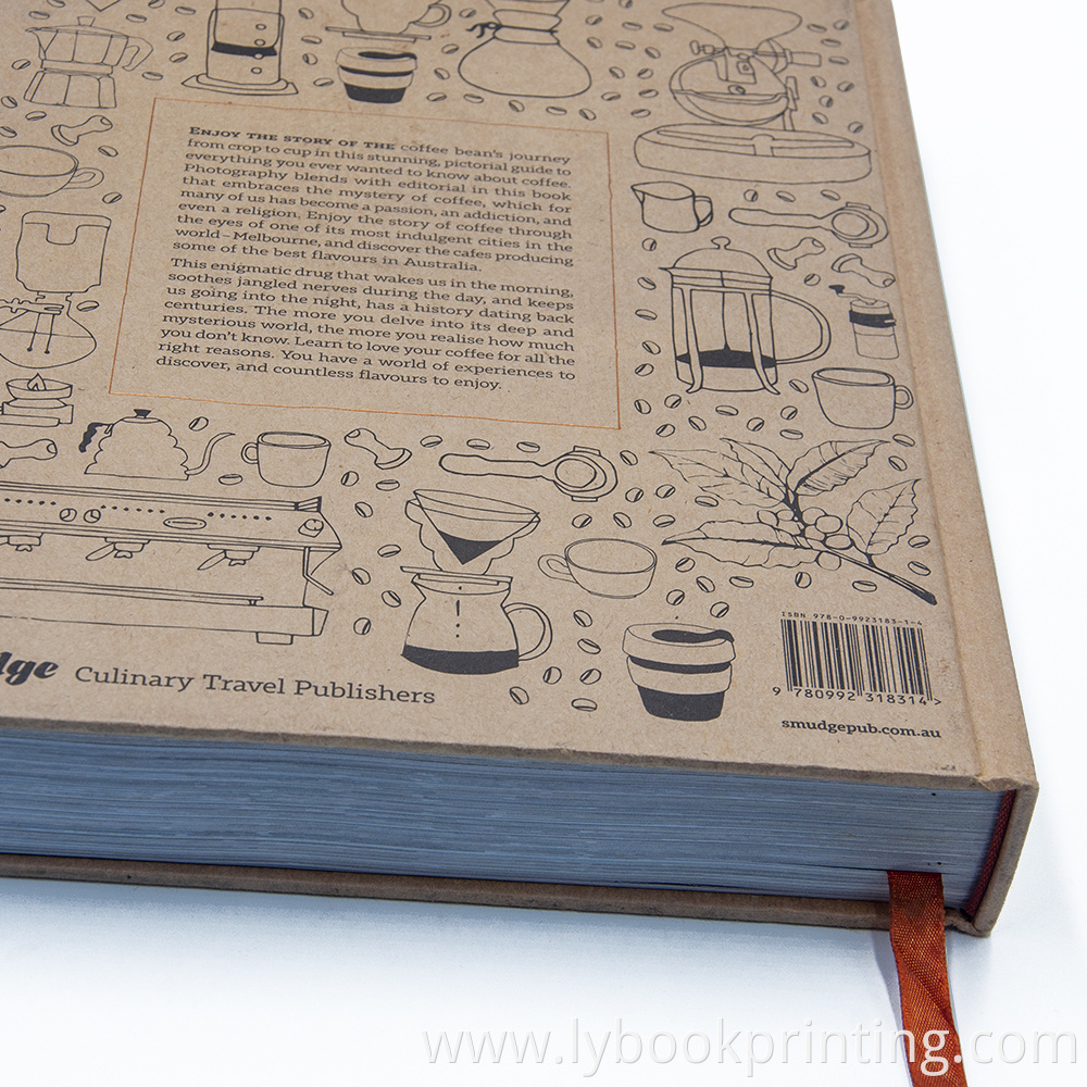 classic hardcover coffee table book printing service